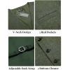 imageCOOFANDY Men Casual Suit Vest Formal Dress Vest Slim Fit Waistcoat Business WeddingArmy Green