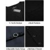 imageCOOFANDY Men Casual Suit Vest Formal Dress Vest Slim Fit Waistcoat Business WeddingBlack