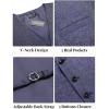 imageCOOFANDY Men Casual Suit Vest Formal Dress Vest Slim Fit Waistcoat Business WeddingBlue Purple