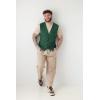 imageCOOFANDY Men Casual Suit Vest Formal Dress Vest Slim Fit Waistcoat Business WeddingGreen