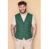 imageCOOFANDY Men Casual Suit Vest Formal Dress Vest Slim Fit Waistcoat Business WeddingGreen