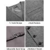 imageCOOFANDY Men Casual Suit Vest Formal Dress Vest Slim Fit Waistcoat Business WeddingGrey
