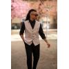 imageCOOFANDY Men Casual Suit Vest Formal Dress Vest Slim Fit Waistcoat Business WeddingLight Grey