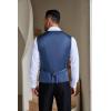 imageCOOFANDY Men Casual Suit Vest Formal Dress Vest Slim Fit Waistcoat Business WeddingRoyal Blue