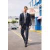 imageCOOFANDY Mens 2 Piece Suits Classic Fit 2 Button Dress Suits Tuxedo Jacket Blazer for Wedding Business Dinner PromNavy Blue  Plaid 
