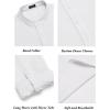 imageCOOFANDY Mens 2 Pieces Cotton Linen Set Long Sleeve Henley Shirts Casual Beach Pants With Pockets Summer Yoga OutfitsAll White