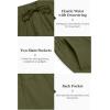 imageCOOFANDY Mens 2 Pieces Cotton Linen Set Long Sleeve Henley Shirts Casual Beach Pants With Pockets Summer Yoga OutfitsArmy Green