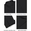 imageCOOFANDY Mens 2 Pieces Cotton Linen Set Long Sleeve Henley Shirts Casual Beach Pants With Pockets Summer Yoga OutfitsBlack