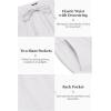 imageCOOFANDY Mens 2 Pieces Cotton Linen Set Long Sleeve Henley Shirts Casual Beach Pants With Pockets Summer Yoga OutfitsBlue Striped