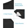 imageCOOFANDY Mens 2 Pieces Linen Set Henley Shirt Short Sleeve and Shorts Summer Beach Yoga Matching OutfitsBlack