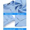 imageCOOFANDY Mens 2 Pieces Linen Set Henley Shirt Short Sleeve and Shorts Summer Beach Yoga Matching OutfitsBlue