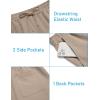 imageCOOFANDY Mens 2 Pieces Linen Set Henley Shirt Short Sleeve and Shorts Summer Beach Yoga Matching OutfitsKhaki