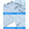imageCOOFANDY Mens 2 Pieces Linen Set Henley Shirt Short Sleeve and Shorts Summer Beach Yoga Matching OutfitsLight Blue