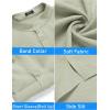 imageCOOFANDY Mens 2 Pieces Linen Set Henley Shirt Short Sleeve and Shorts Summer Beach Yoga Matching OutfitsLight Green