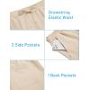 imageCOOFANDY Mens 2 Pieces Linen Set Henley Shirt Short Sleeve and Shorts Summer Beach Yoga Matching OutfitsLight Khaki