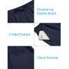 imageCOOFANDY Mens 2 Pieces Linen Set Henley Shirt Short Sleeve and Shorts Summer Beach Yoga Matching OutfitsNavy Blue