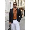 imageCOOFANDY Mens Casual Button Down Shirt Long Sleeve Lightweight Jacket Fashion Textured ShirtsLight Brown