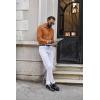 imageCOOFANDY Mens Casual Button Down Shirt Long Sleeve Lightweight Jacket Fashion Textured ShirtsLight Brown