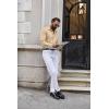 imageCOOFANDY Mens Casual Button Down Shirt Long Sleeve Lightweight Jacket Fashion Textured ShirtsLight Coffee