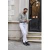 imageCOOFANDY Mens Casual Button Down Shirt Long Sleeve Lightweight Jacket Fashion Textured ShirtsLight Grey