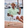 imageCOOFANDY Mens Casual Button Down Short Sleeve Shirt Textured Summer Beach Vacation ShirtIce Green