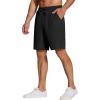 imageCOOFANDY Mens Casual Drawstring Shorts Lightweight Elastic Waist Walking Shorts with PocketsBlack
