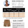 imageCOOFANDY Mens Casual Drawstring Shorts Lightweight Elastic Waist Walking Shorts with PocketsDark Khaki