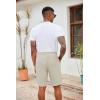 imageCOOFANDY Mens Casual Drawstring Shorts Lightweight Elastic Waist Walking Shorts with PocketsLight Grey