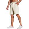 imageCOOFANDY Mens Casual Drawstring Shorts Lightweight Elastic Waist Walking Shorts with PocketsLight Grey