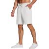 imageCOOFANDY Mens Casual Drawstring Shorts Lightweight Elastic Waist Walking Shorts with PocketsWhite