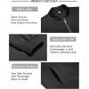 imageCOOFANDY Mens Casual Varsity Jacket Vintage Lightweight Bomber Jackets Zip Up Fashion CoatBlack