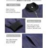 imageCOOFANDY Mens Casual Varsity Jacket Vintage Lightweight Bomber Jackets Zip Up Fashion CoatNavy Blue