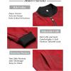 imageCOOFANDY Mens Casual Varsity Jacket Vintage Lightweight Bomber Jackets Zip Up Fashion CoatWine Red