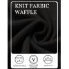 imageCOOFANDY Mens Casual Waffle Shorts Elastic Waist Summer Beach Shorts 7quot Workout Sweat ShortsBlack