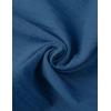 imageCOOFANDY Mens Cotton Linen Pants Casual Harem Pants Elastic Waist Beach Boho Yoga TrousersDark Blue
