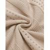 imageCOOFANDY Mens Knit Shirts Short Sleeve Button Down Polo Shirt Fashion Casual Summer Beach ShirtsApricot