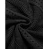 imageCOOFANDY Mens Knit Shirts Short Sleeve Button Down Polo Shirt Fashion Casual Summer Beach ShirtsBlack