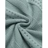 imageCOOFANDY Mens Knit Shirts Short Sleeve Button Down Polo Shirt Fashion Casual Summer Beach ShirtsClassic Ice Green  White