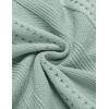imageCOOFANDY Mens Knit Shirts Short Sleeve Button Down Polo Shirt Fashion Casual Summer Beach ShirtsIce Green