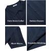 imageCOOFANDY Mens Knit Shirts Short Sleeve Button Down Polo Shirt Fashion Casual Summer Beach ShirtsNavy Blue