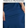 imageCOOFANDY Mens Long Sleeve Casual Button Down Shirt Wrinkle Free Untucked Dress ShirtsDeep Blue