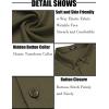 imageCOOFANDY Mens Long Sleeve Dress Shirt Casual Button Down Shirts Wrinkle Free Untucked ShirtArmy Green
