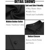 imageCOOFANDY Mens Long Sleeve Dress Shirt Casual Button Down Shirts Wrinkle Free Untucked ShirtBlack