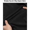 imageCOOFANDY Mens Long Sleeve Dress Shirt Casual Button Down Shirts Wrinkle Free Untucked ShirtBlack