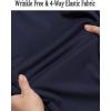 imageCOOFANDY Mens Long Sleeve Dress Shirt Casual Button Down Shirts Wrinkle Free Untucked ShirtBlueviolet