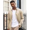 imageCOOFANDY Mens Long Sleeve Dress Shirt Casual Button Down Shirts Wrinkle Free Untucked ShirtChampagne