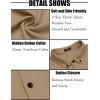 imageCOOFANDY Mens Long Sleeve Dress Shirt Casual Button Down Shirts Wrinkle Free Untucked ShirtDark Khaki