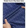 imageCOOFANDY Mens Long Sleeve Dress Shirt Casual Button Down Shirts Wrinkle Free Untucked ShirtWhite Sharks Navy