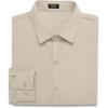 imageCOOFANDY Mens Muscle Fit Dress Shirts WrinkleFree Long Sleeve Casual Button Down ShirtsLight Beige Grey