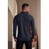 imageCOOFANDY Mens Muscle Fit Dress Shirts WrinkleFree Long Sleeve Casual Button Down ShirtsNavy Blue